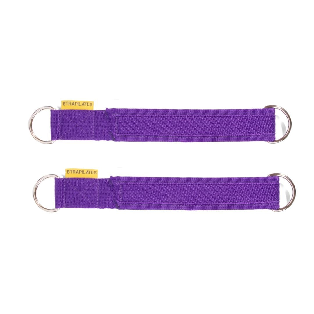 Pilates straps, pilates reformer strap, Pilates double loop padded straps,  reformer straps, reformer padded straps, Wicked purple pattern